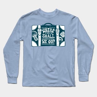 Retro Travellers Suitcase Long Sleeve T-Shirt